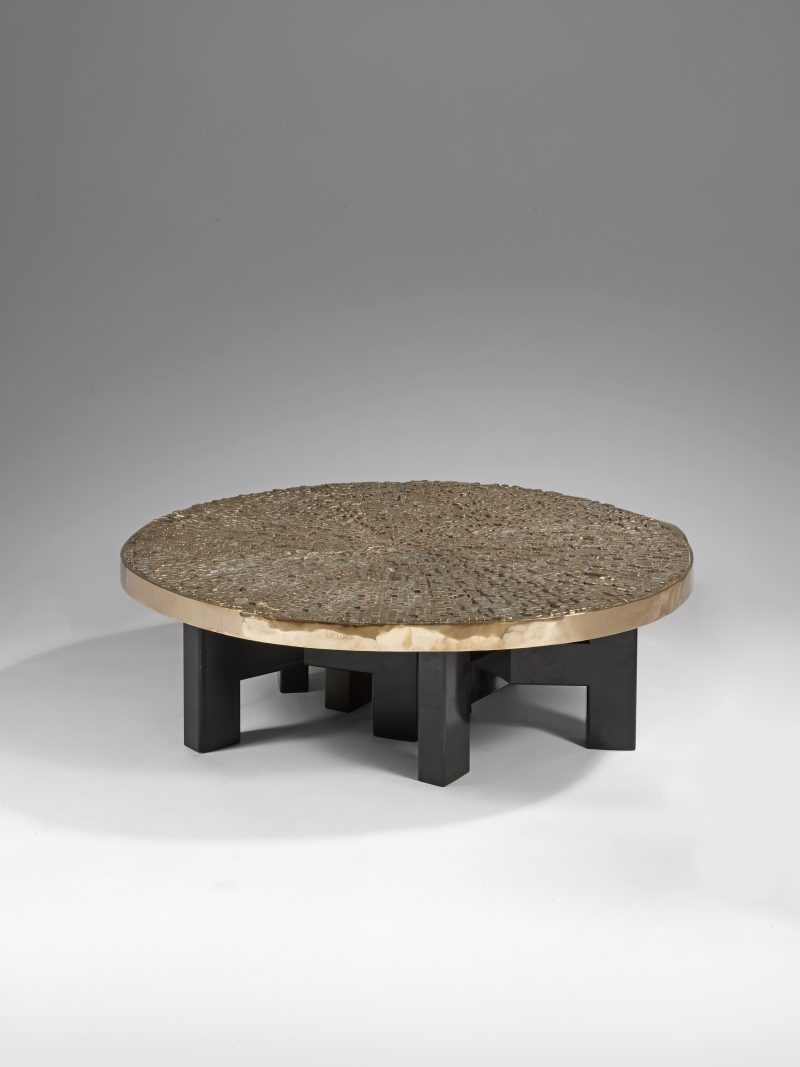 "Relief d'agate" coffee table