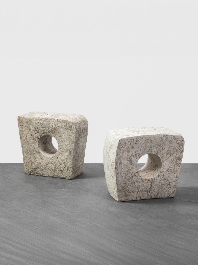 Pair of end tables