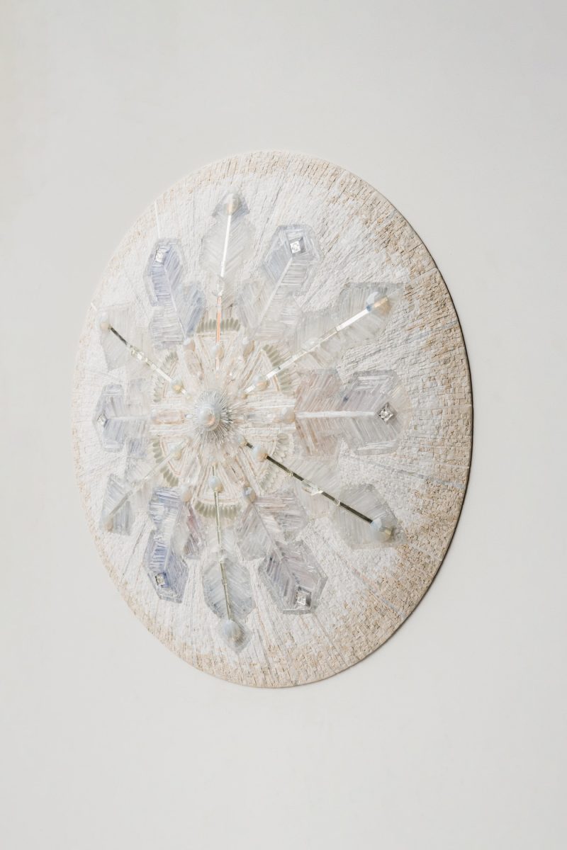 "Snowflake" bas relief