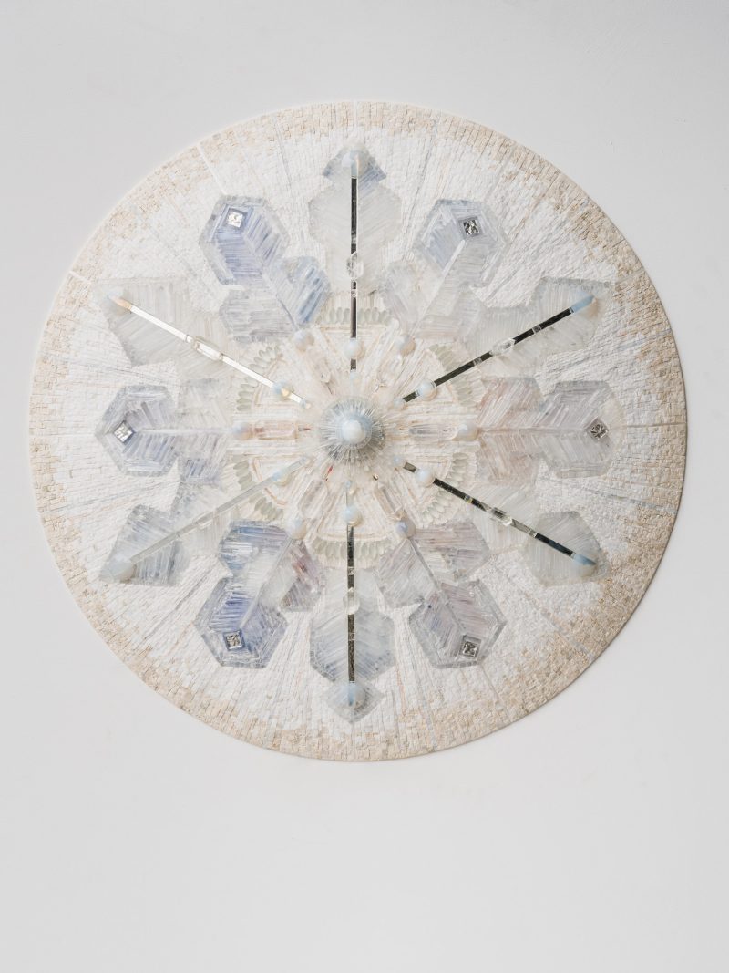"Snowflake" bas relief