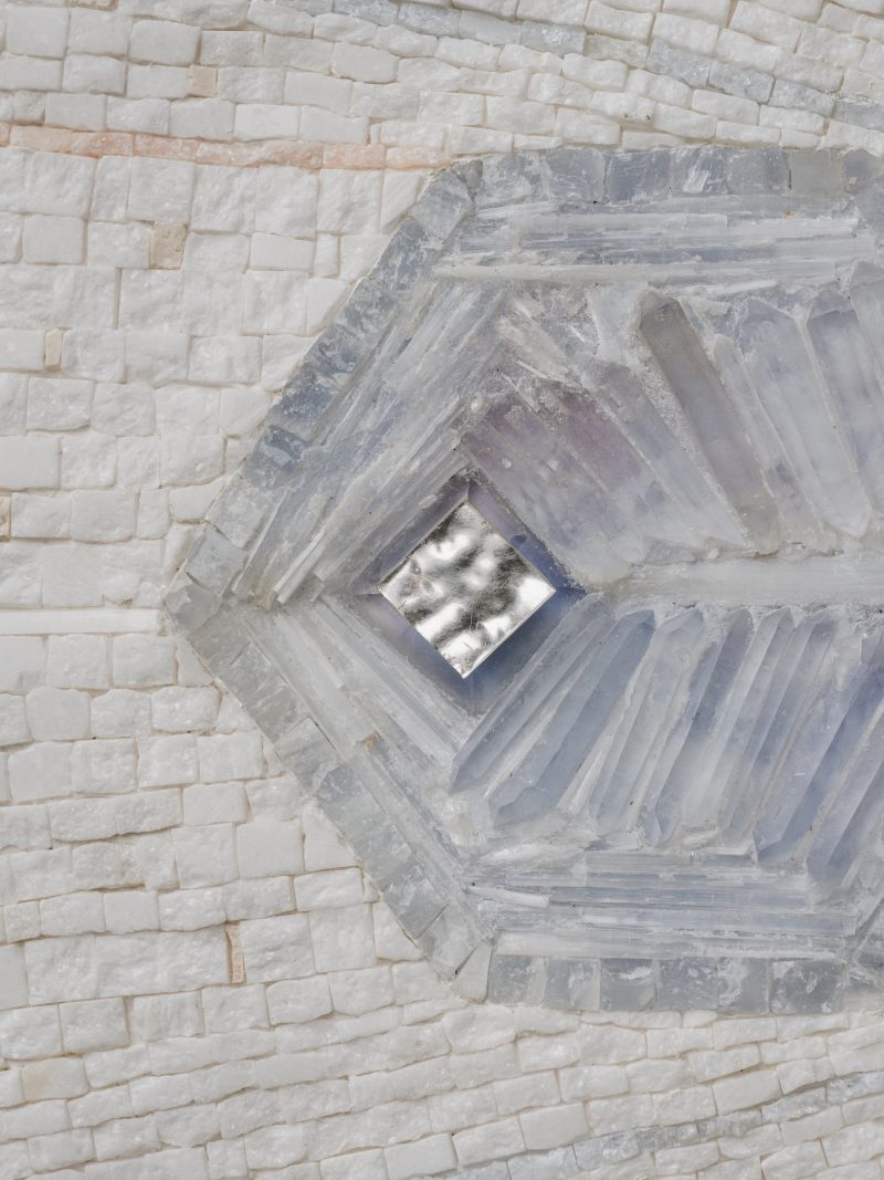 "Snowflake" bas relief