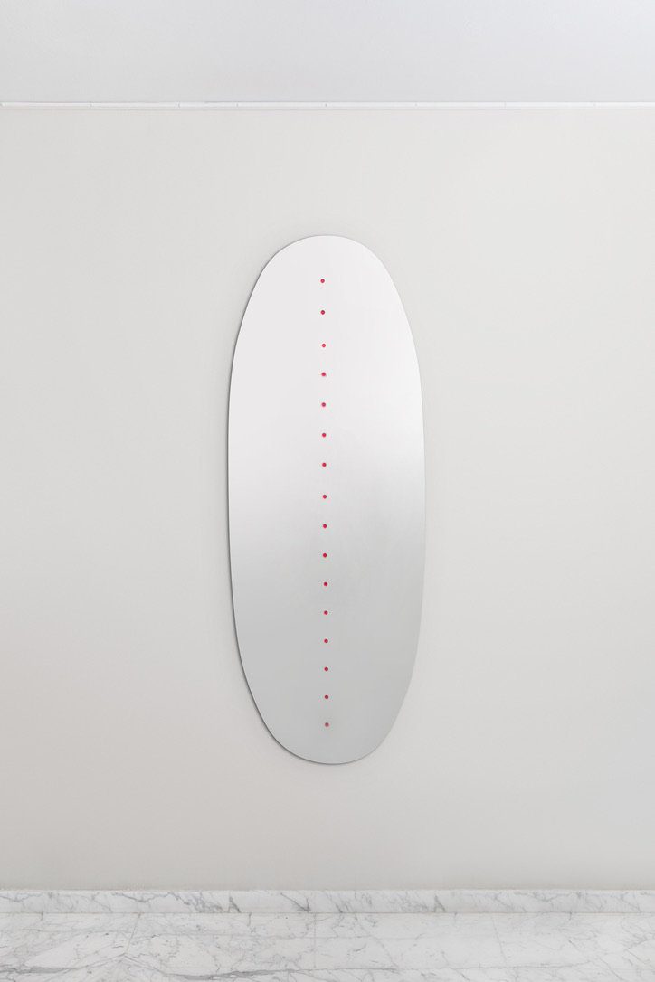 "Omaggio a Lucio Fontana" mirror