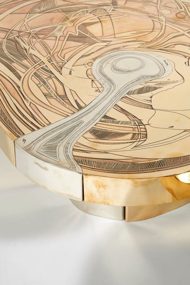 "Magic Cells" coffee table