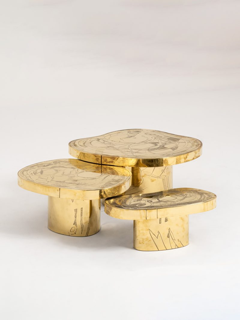 "Magic Cells" coffee tables