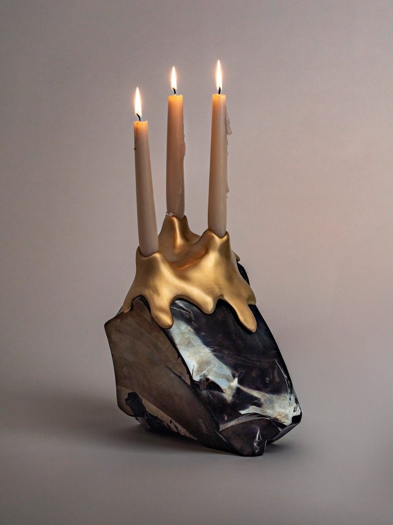 "Formless and multiform waters" candelabra