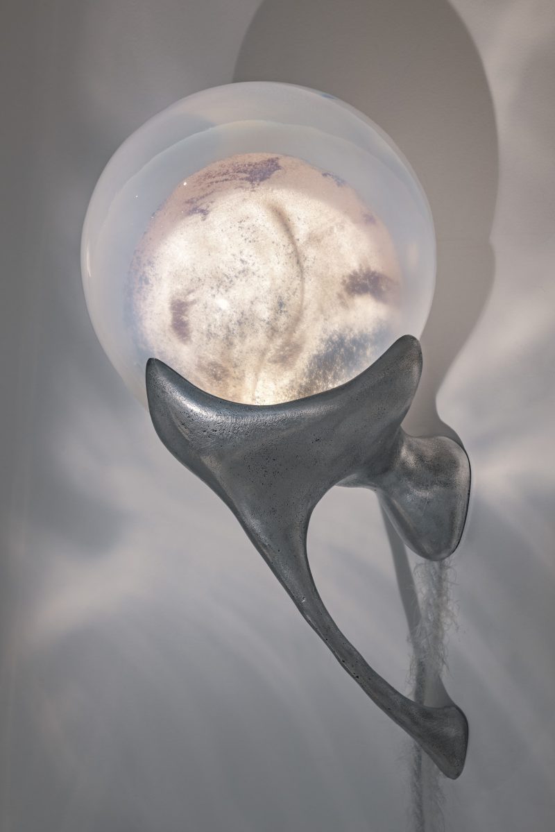 "Lunatiques" pair of sconces