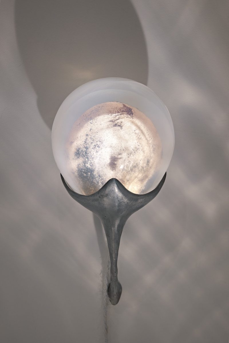 "Lunatiques" pair of sconces