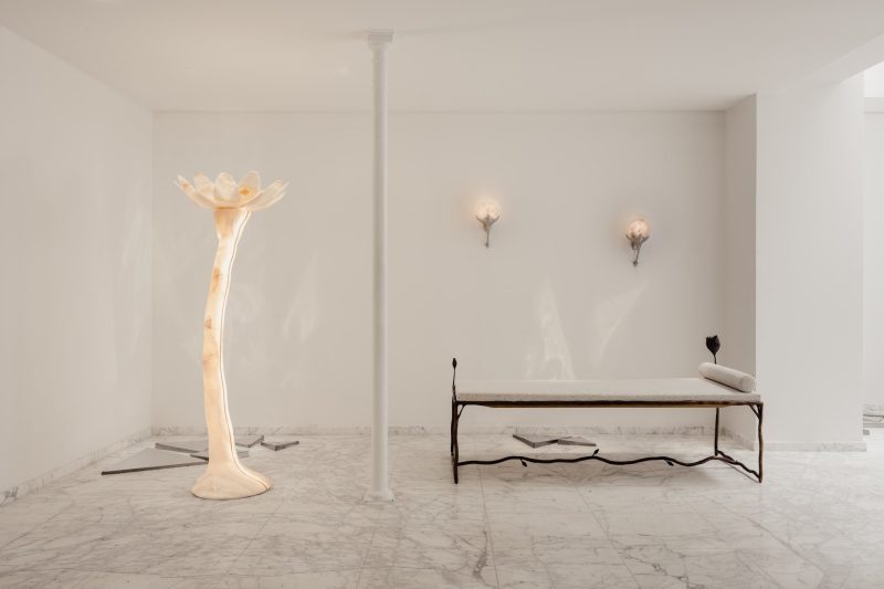 "Lunatiques" pair of sconces