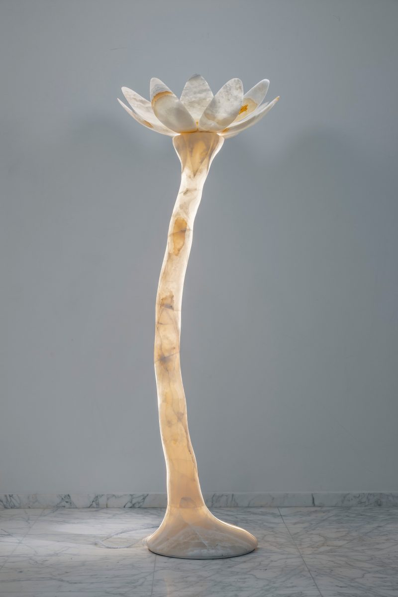 "Poison lumineux" illuminated sculpture