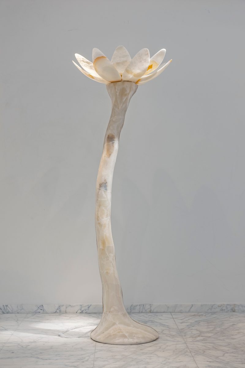 "Poison lumineux" illuminated sculpture
