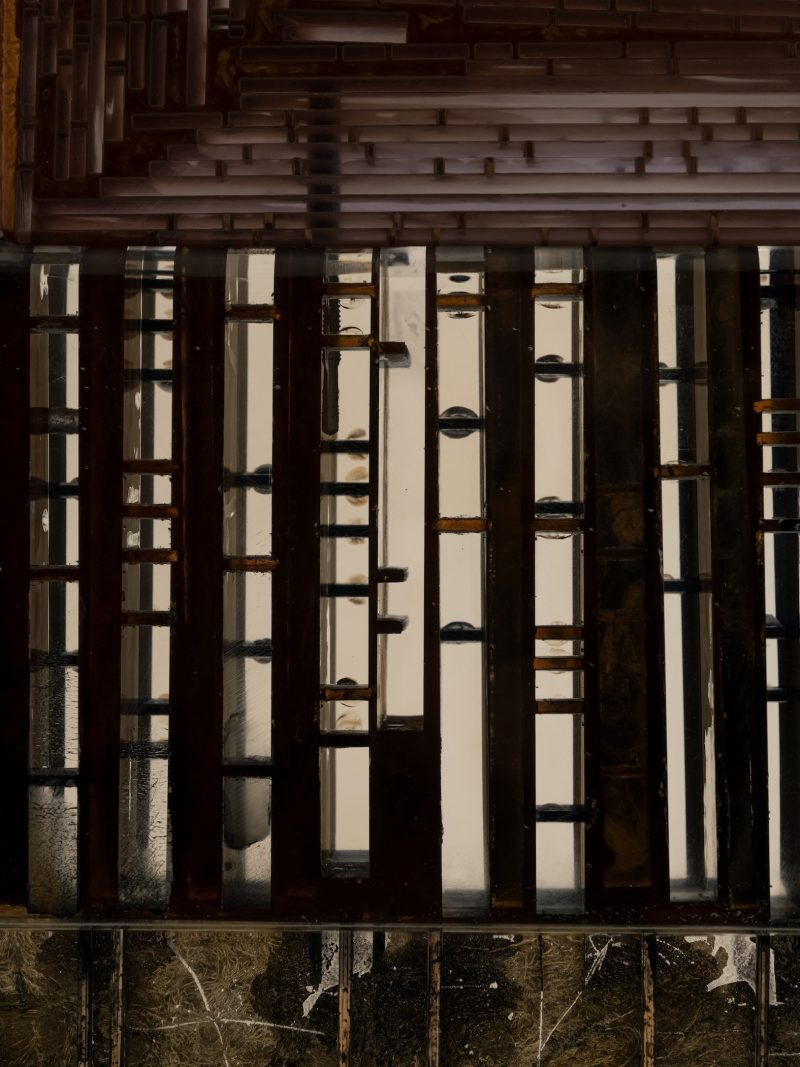 "Samouraï Noir et Or" totem