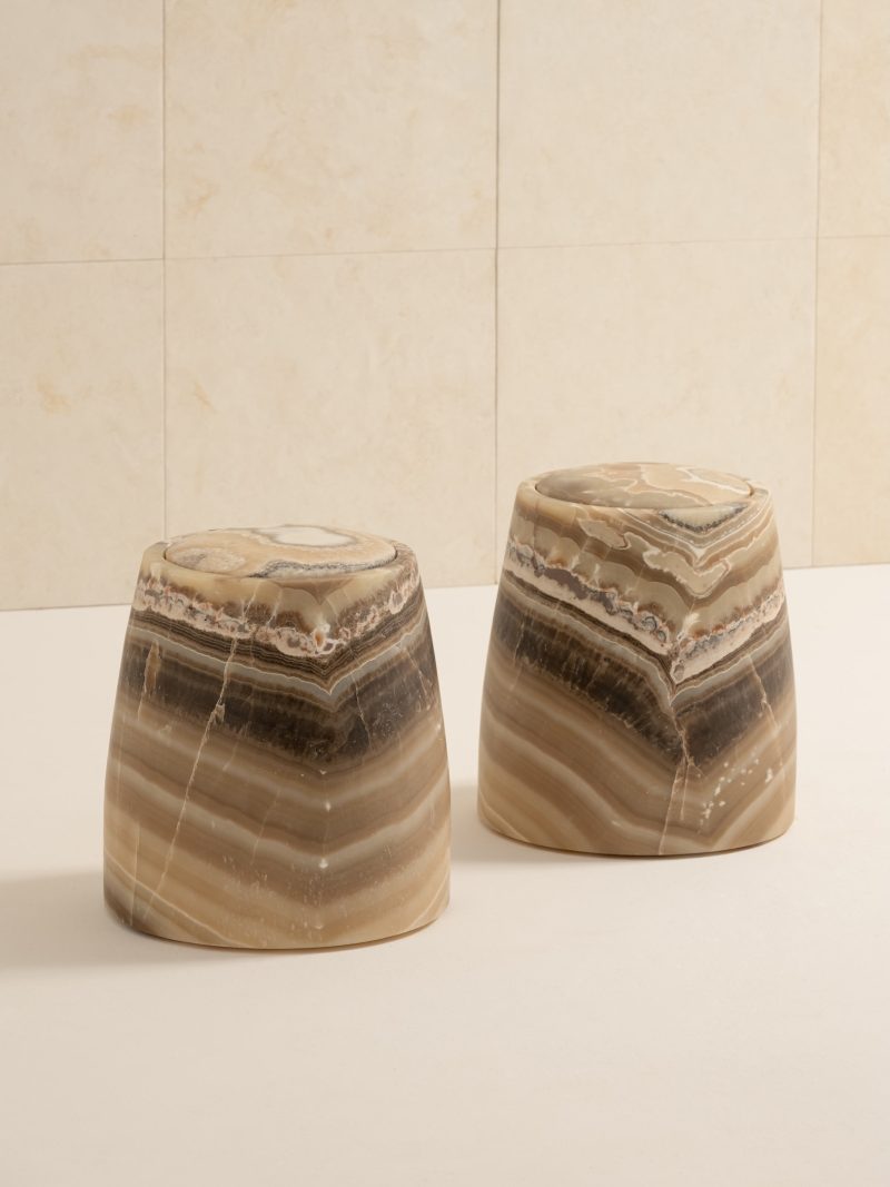 Pair of "Gros Guillaume" stools