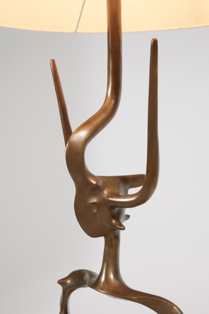 Surrealist standing lamp