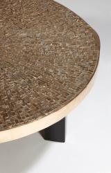 "Relief d'agate" coffee table