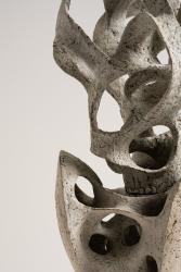"L'Entrelacs Éclos" sculpture