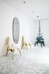 "Omaggio a Lucio Fontana" mirror