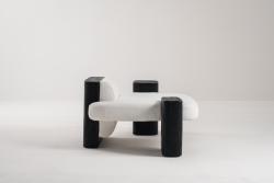 Sculptural armchair