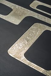 "Tribal Black" dining table