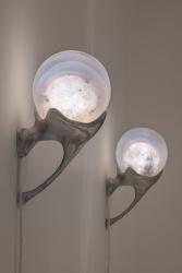 "Lunatiques" pair of sconces