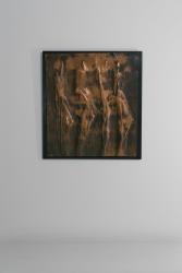 "Quatre Silhouettes Drapées" wall panel