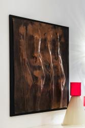 "Quatre Silhouettes Drapées" wall panel