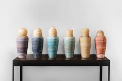 "Colorama Canopic" vases